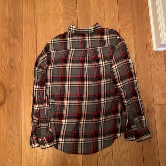 Elizabeth James multi color plaid button up with studs - Picture 4 of 4